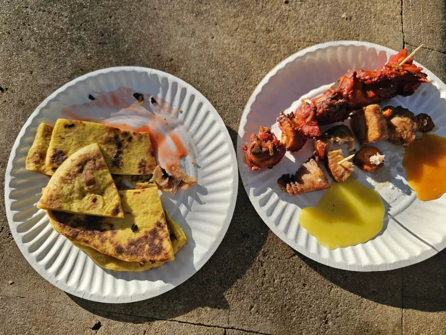 Min middag i Forodhani Park