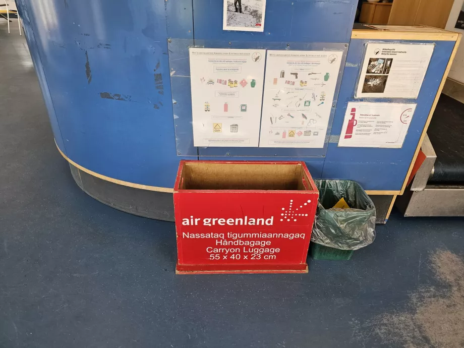 Mall för handbagage