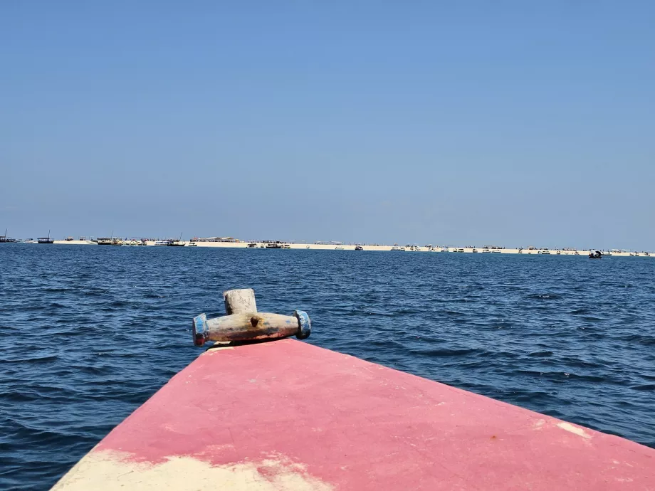 Kryssning på Nakupenda Sandbank