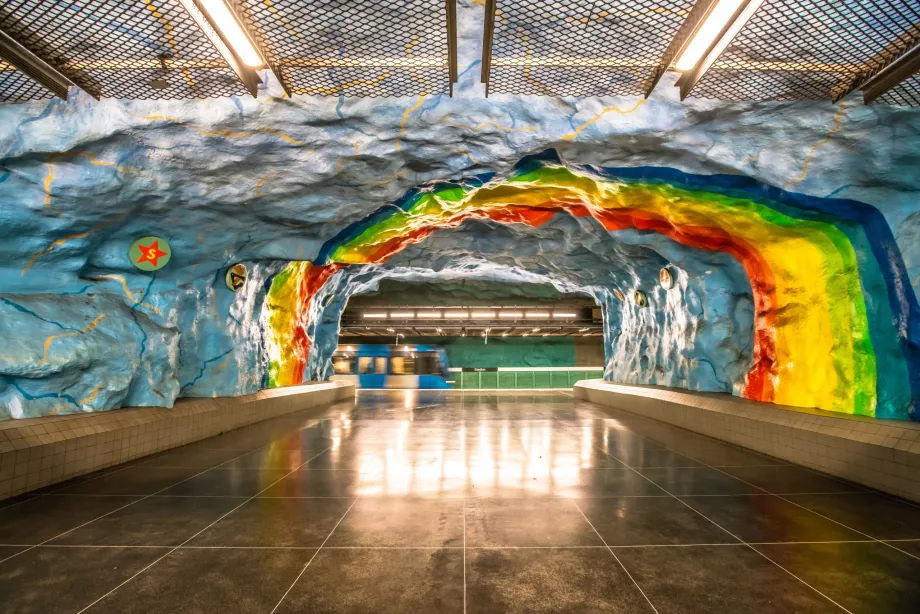 Den konstnärliga tunnelbanan i Stockholm