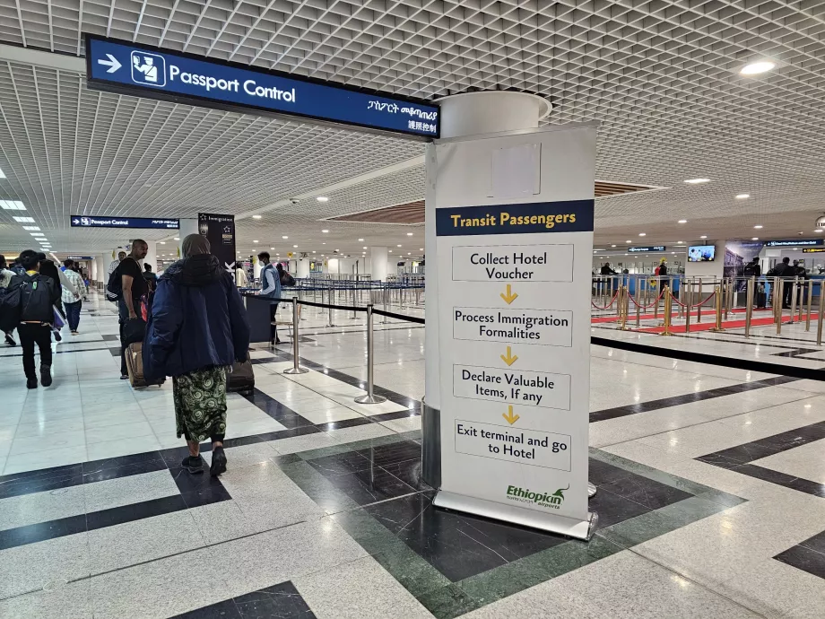 Information för transfererande passagerare