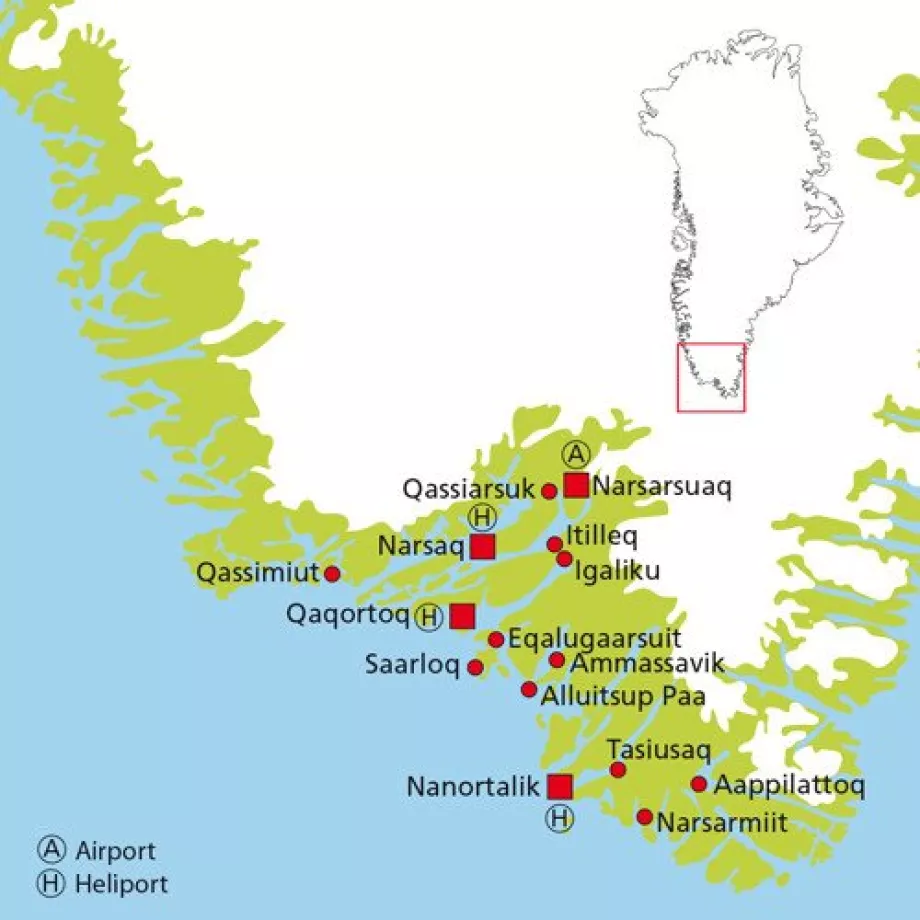 Disco Line, södra Grönland