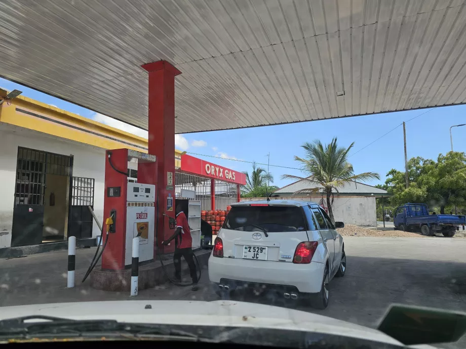 Pumpstation med operatör