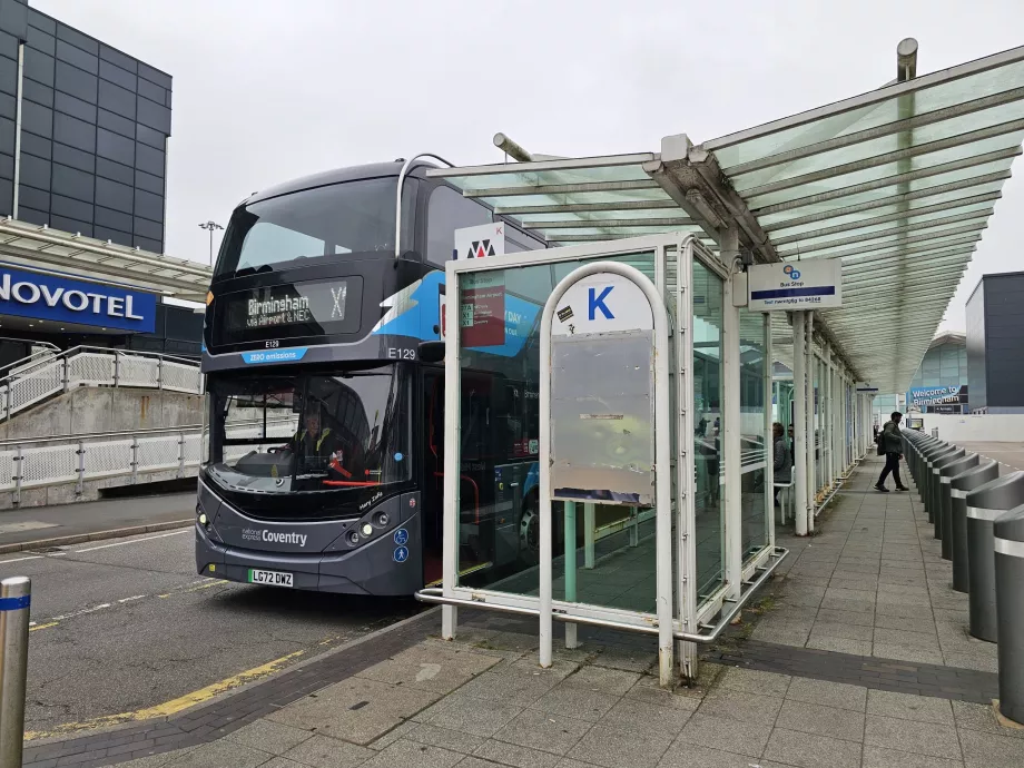 Buss X1 riktning centrum