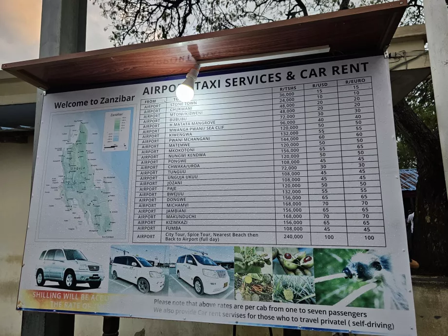 Officiella taxipriser år 2026