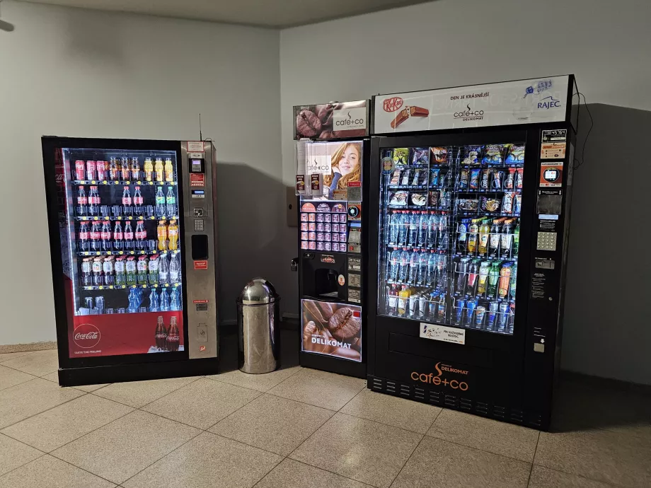 Varuautomater på Brno Airport