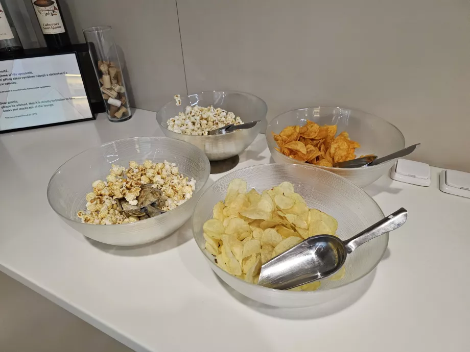 Chips och popcorn