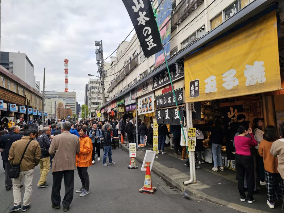 Tsukiji fiskmarknad