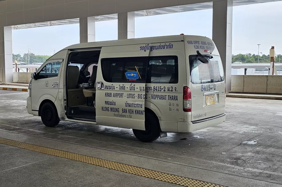 Minibuss Krabi flygplats - Krabi stad - Ao Nang