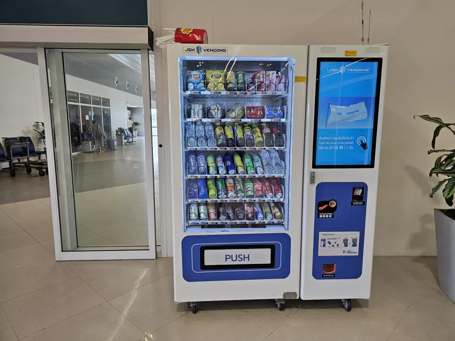 Varuautomater, avgångshall allmän sektion