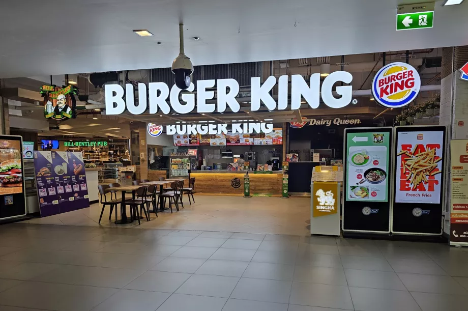 Burger King, allmänt område, inrikesterminal