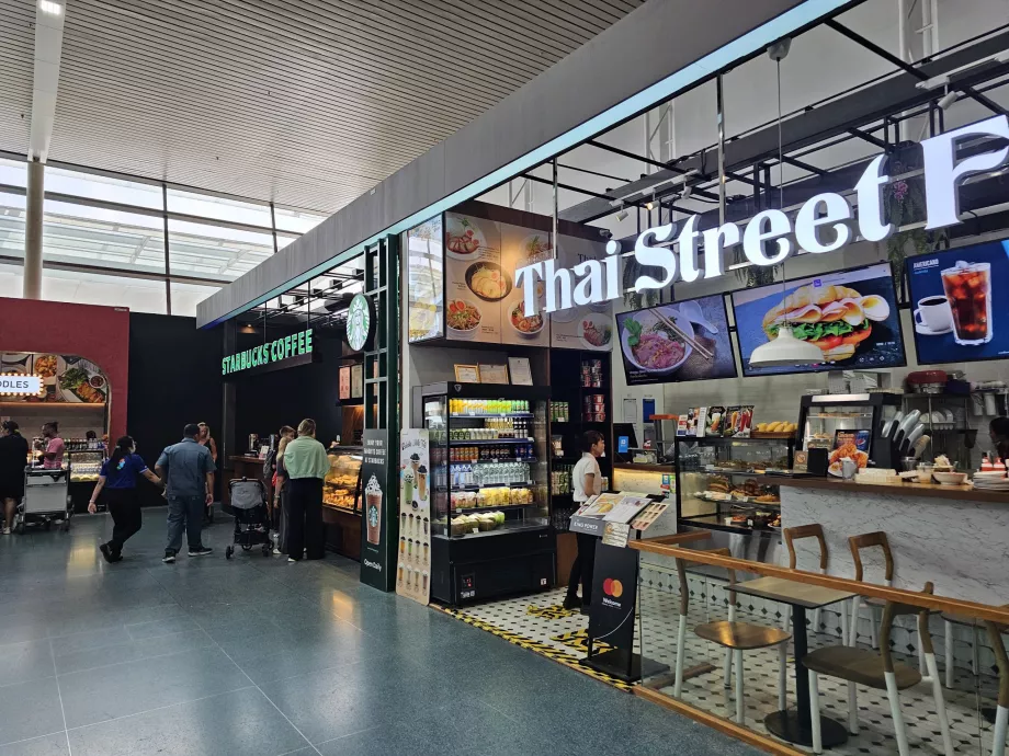 Förfriskningar, allmänt område, internationell terminal