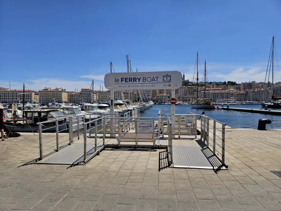 Färjeläge via Vieux Port