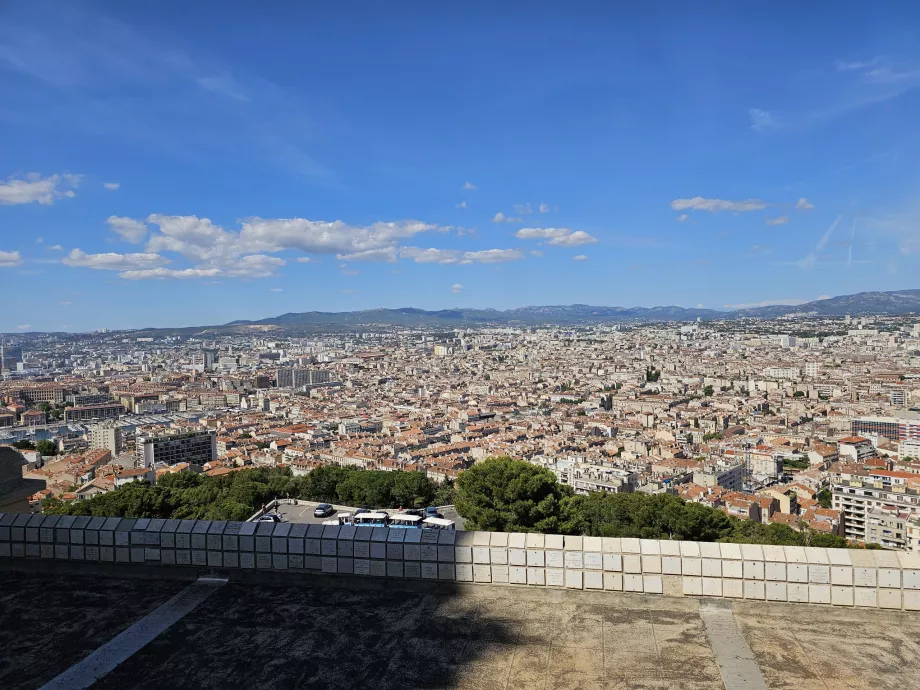 Utsikt från Notre Dame de la Garde