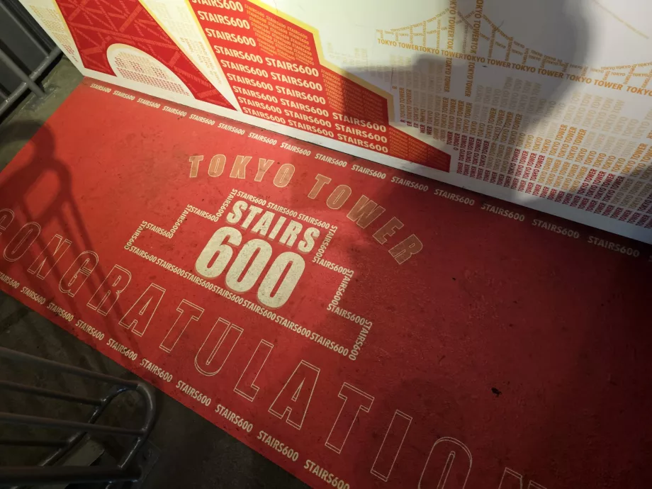 Gå uppför trappan, 600:e steget