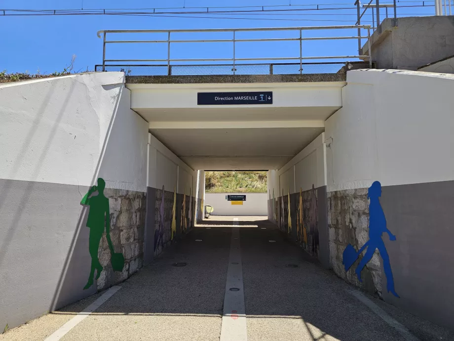 Riktning Marseille använd plattform 1