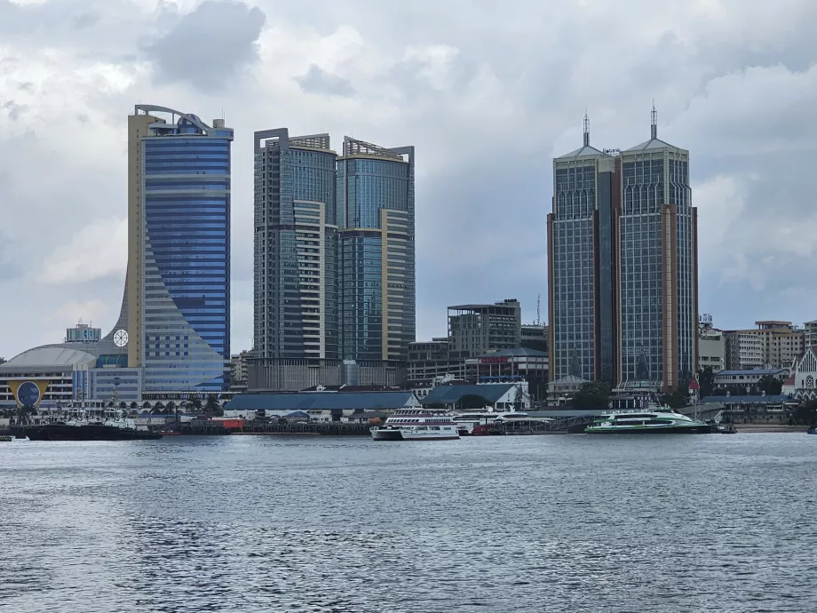 Modernt centrum i Dar es Salaam