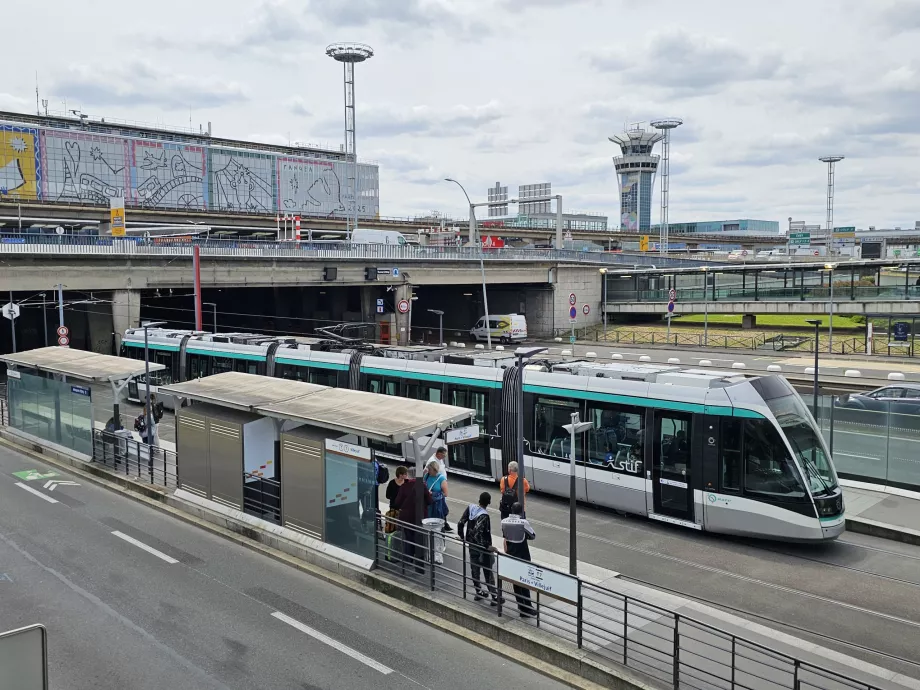 Spårvagn T7, Paris centrum ligger till höger