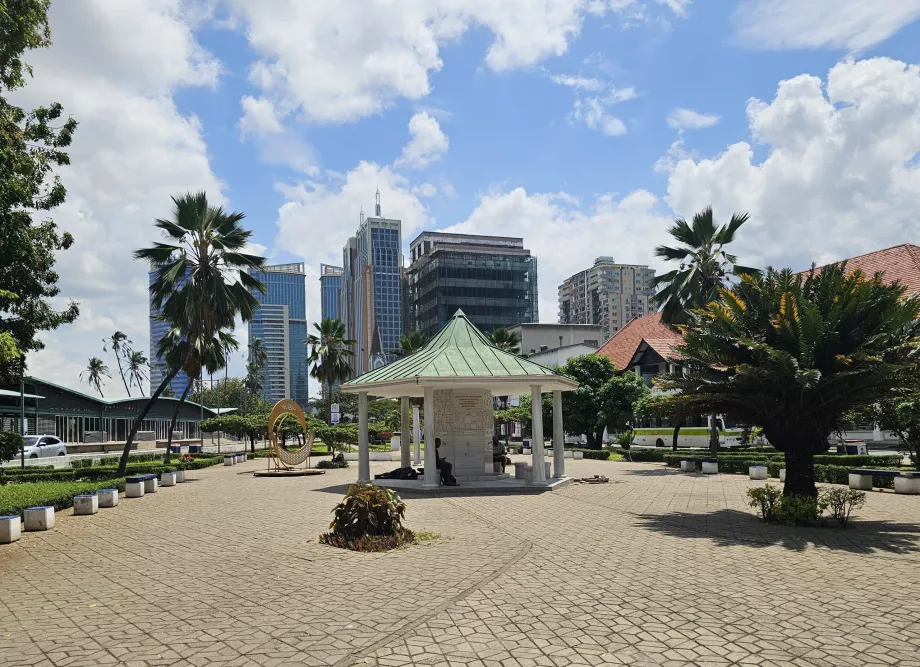 Modernt centrum i Dar es Salaam