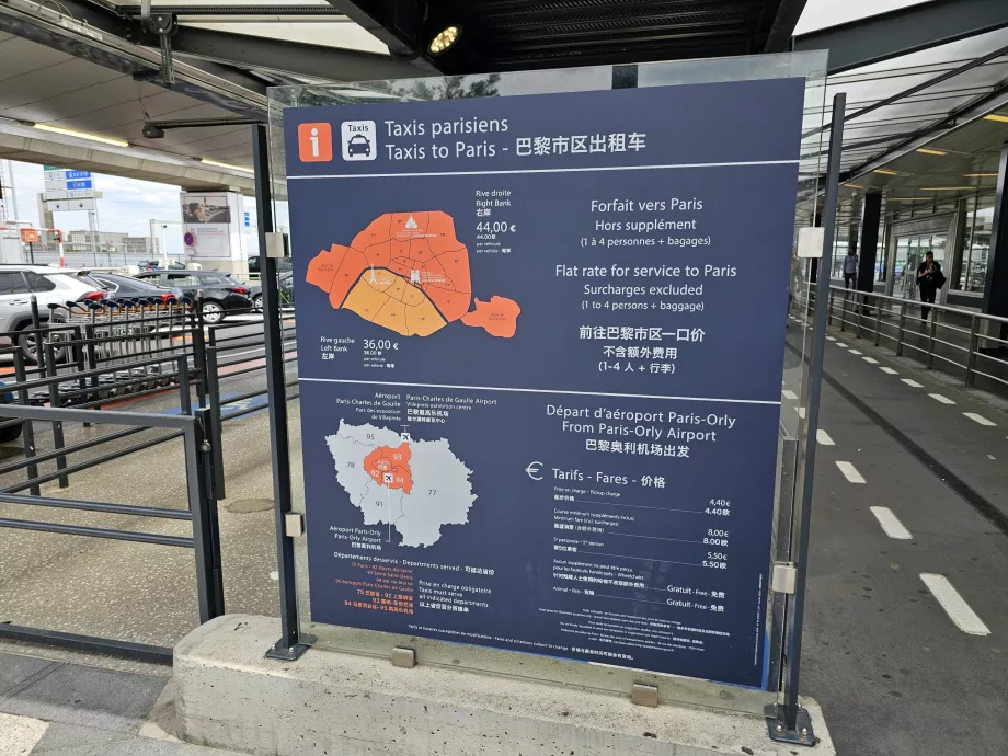 Officiella taxipriser