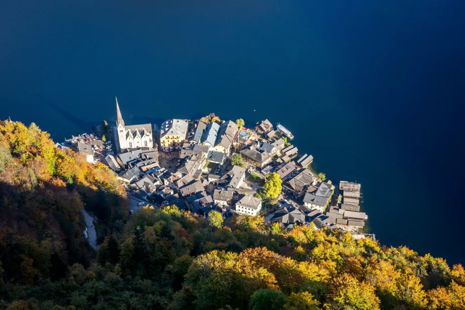 Hallstatt sett från Skywalk