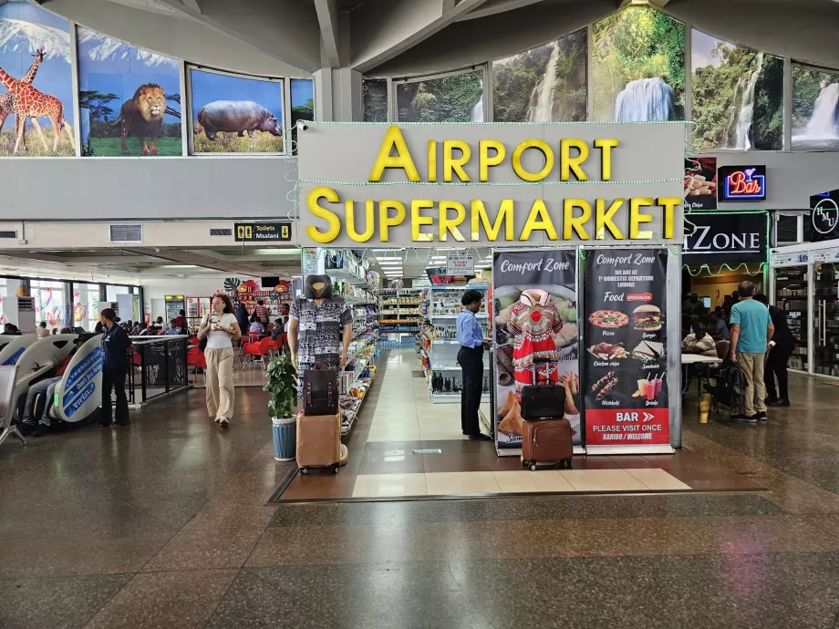 Närbutik, transitzon, terminal 2