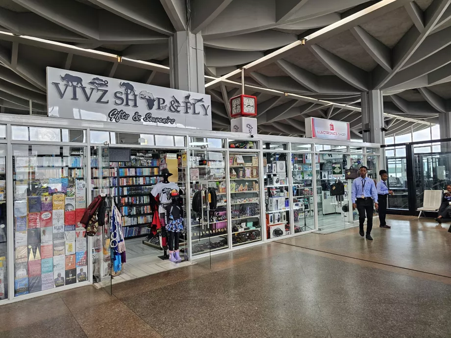 Souvenirbutik, transitzonen, terminal 2