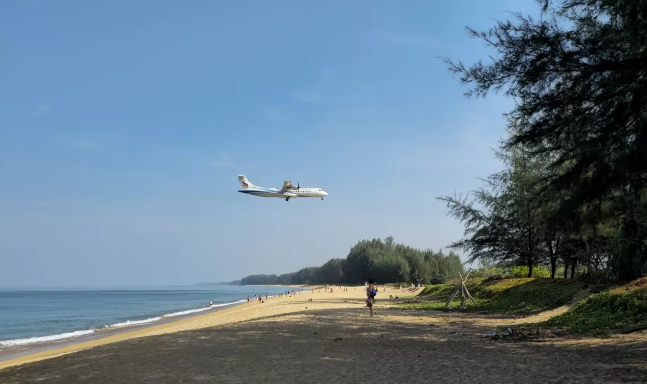 Bangkok Airways över Mai Khao
