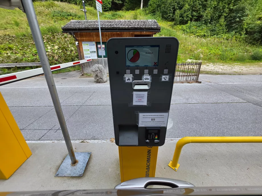 Vägtull för Loser Mautstrasse