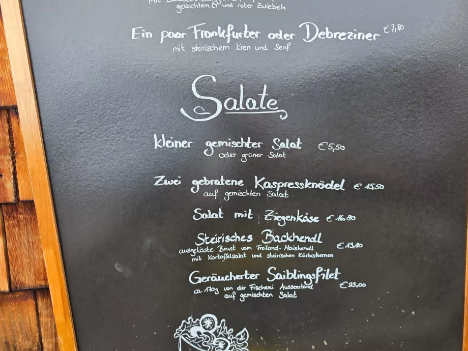 Priser på restauranger