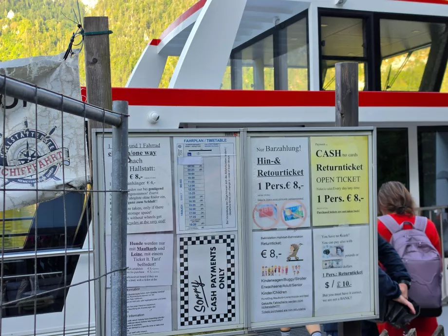 Information om färjepriser