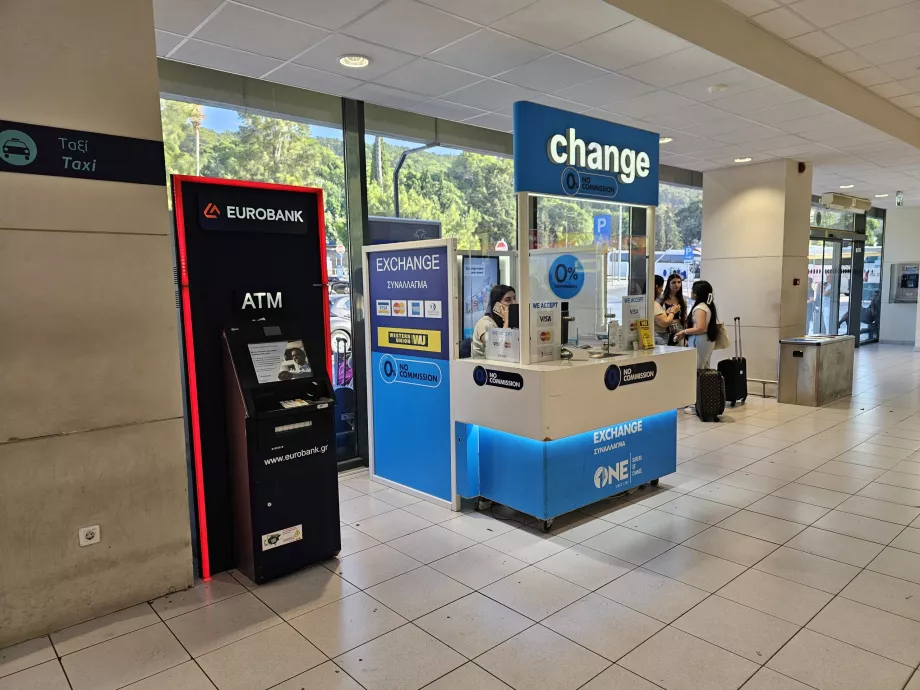 Valutaväxling och ATM Eurobank