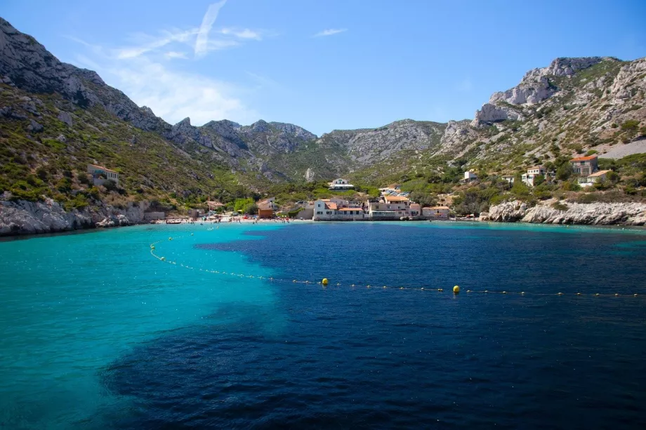 Bukten i Calanques