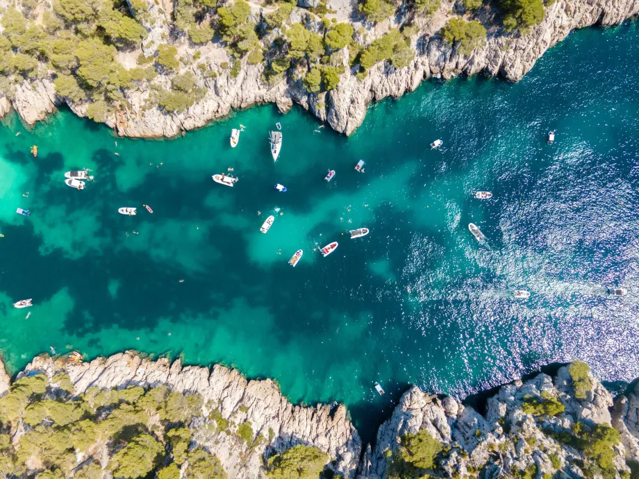 Bukten i Calanques