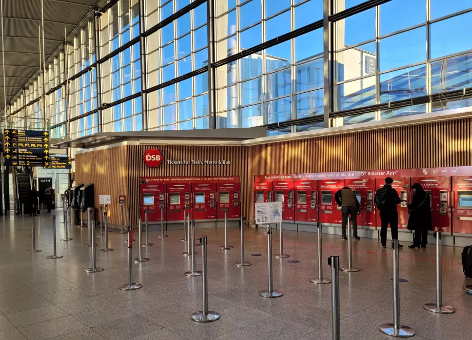 DSB:s biljettautomater - Köpenhamn och Danmark