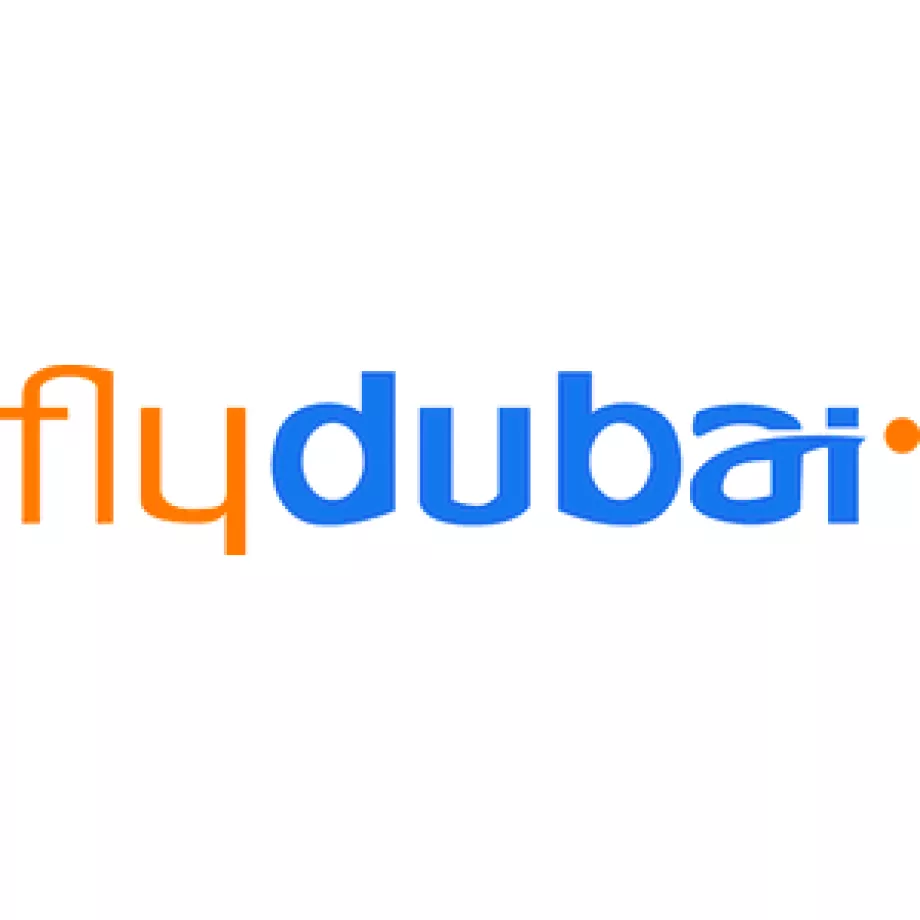 Rabatt på Flydubais logotyp