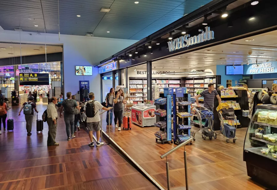 WHSmith i transitzonen
