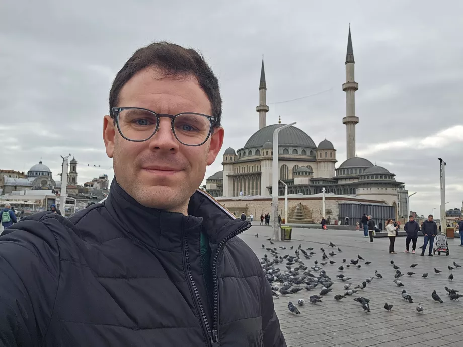 Jag på Taksimtorget