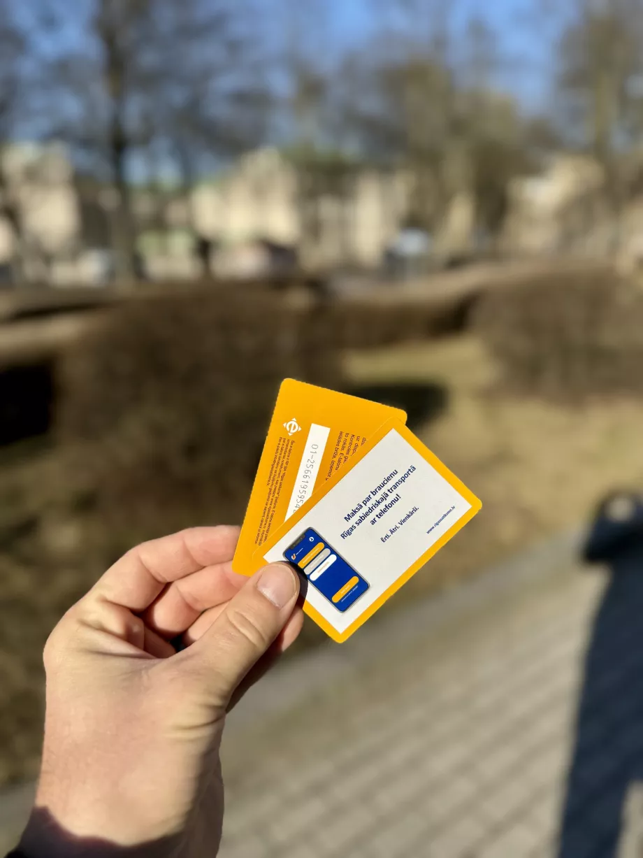 Biljetter till kollektivtrafiken i Riga