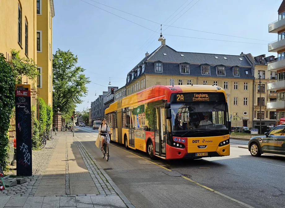 Kollektivtrafikbuss i Köpenhamn