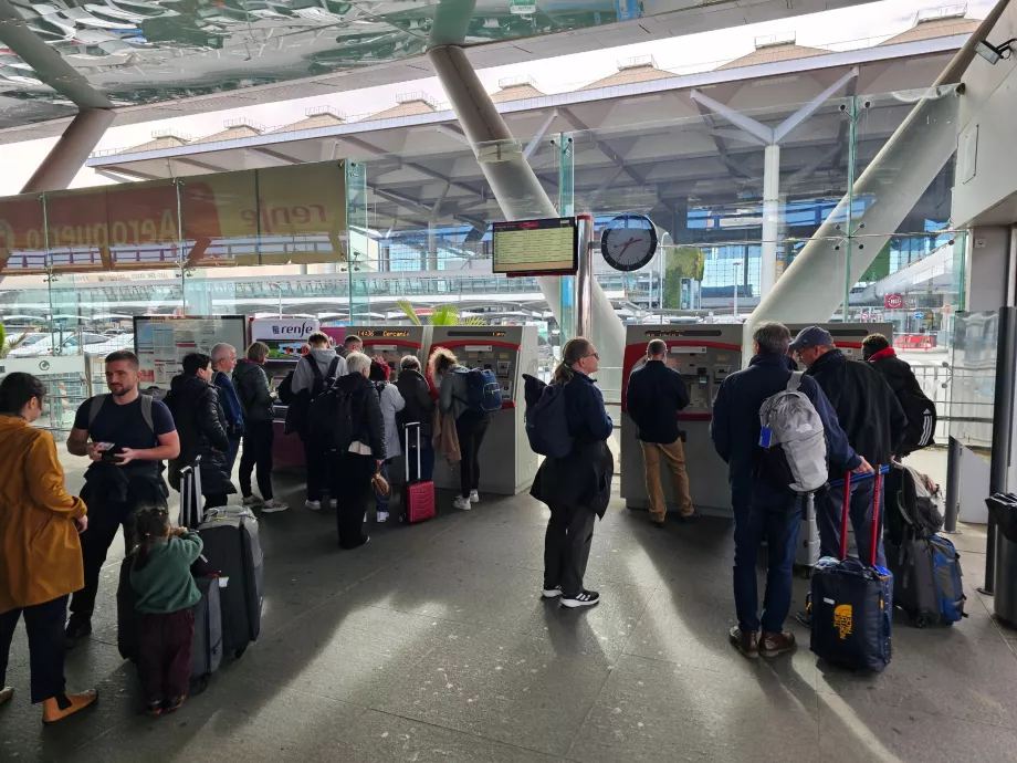RENFE:s biljettautomater