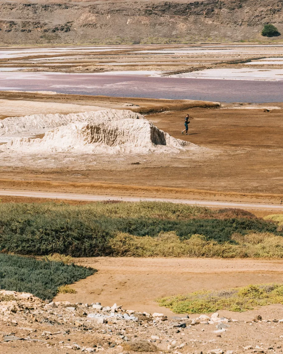Utsikt över Salinas de Pedra Lume