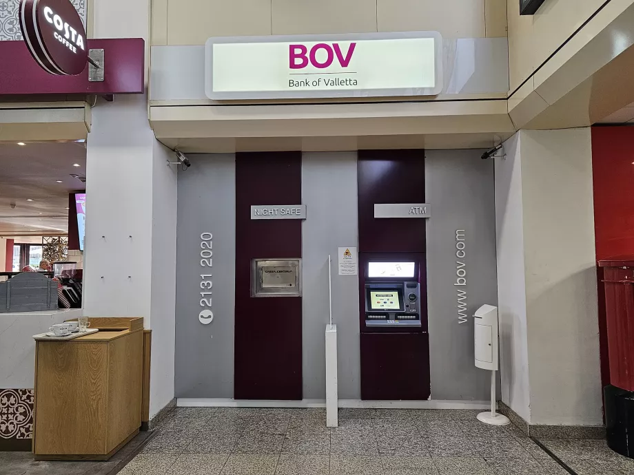 Uttagsautomat Bank of Valletta