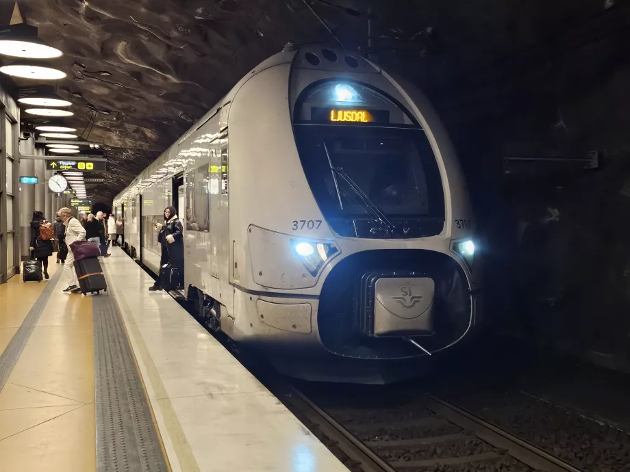Tåg, station Arlanda C