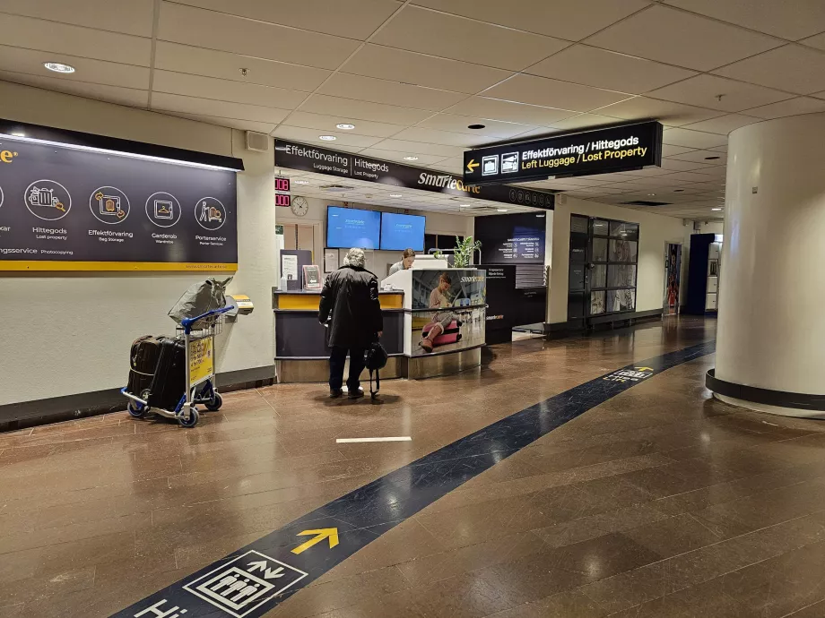 Bagageförvaring, Arlanda