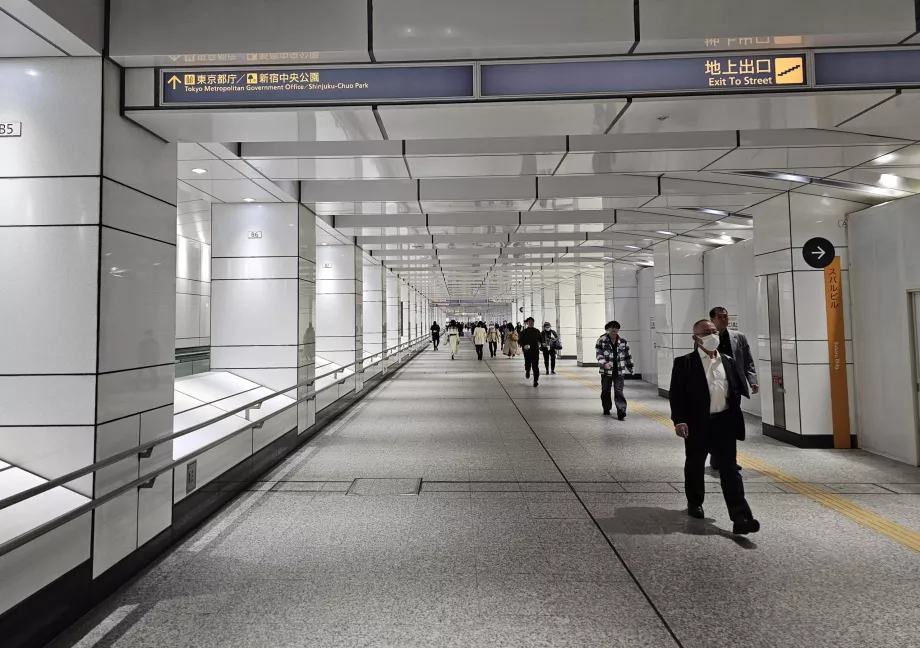 Resa från Shinjuku Station till Tokyo Metropolitan Government Building