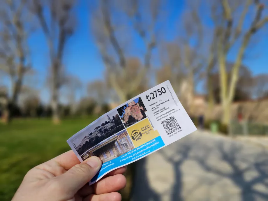 Biljett till Topkapipalatset