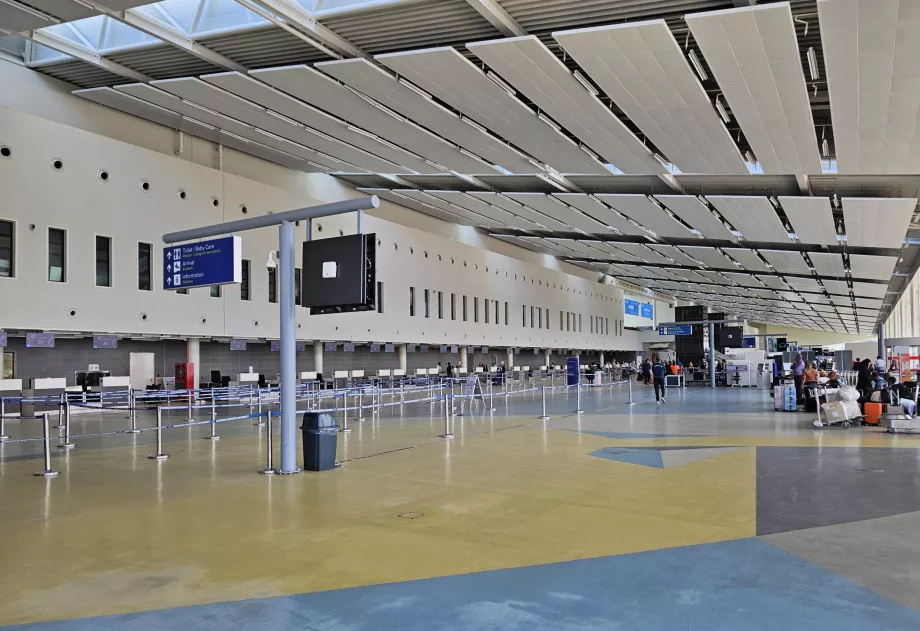 Terminal 3, incheckningsdiskar