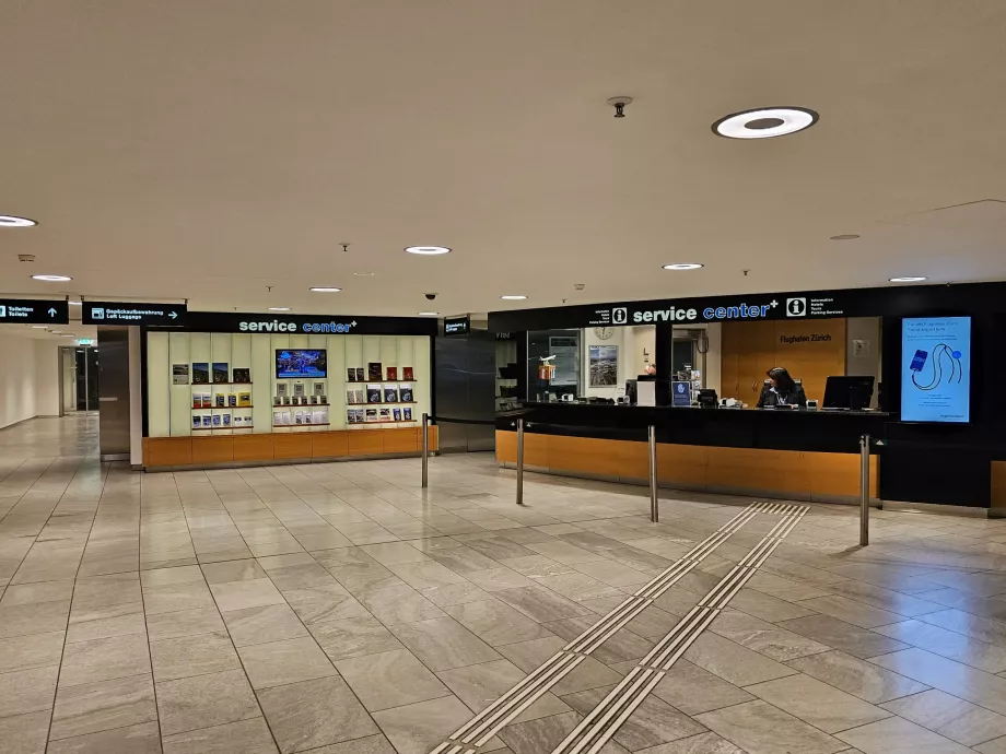 Servicecenter, bagageförvaring