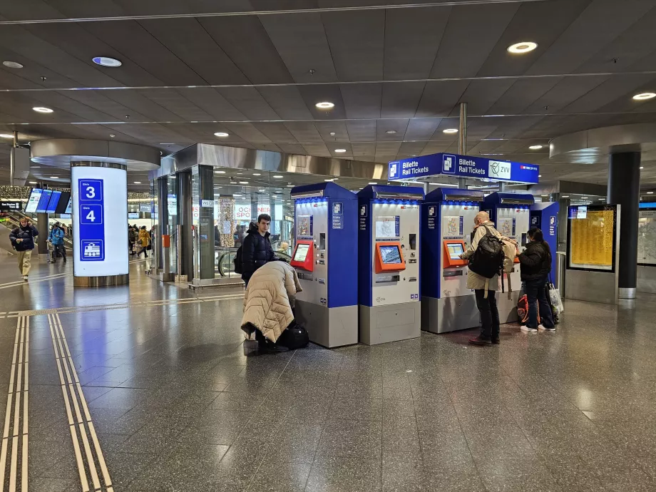 SBB + ZVV-biljettautomater